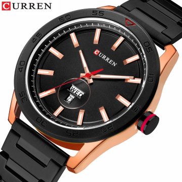 Curren 8331 Army Military Quartz Mens Watches Top Brand Luxury Leather Men Watch Casual Sport Male Clock Watch Relogio Masculino